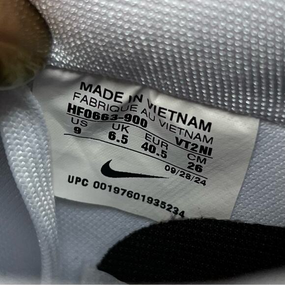 NEW Womens Size 9 Nike Air Force 1 Low Top By You Custom Leather White Sneaker - Picture 9 of 9